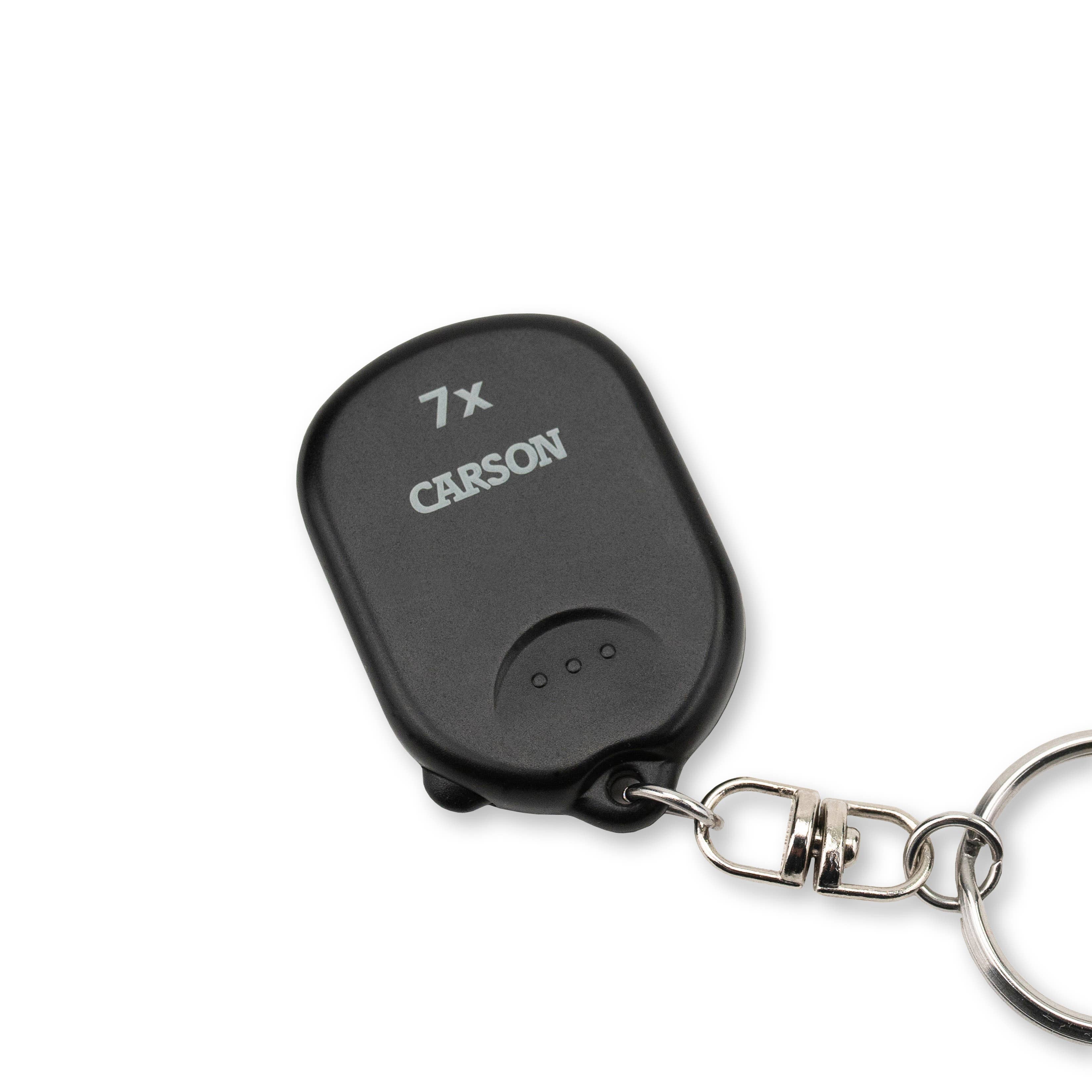 Carson Clip & View GN-70 7x Pop-Up Keychain Magnifier