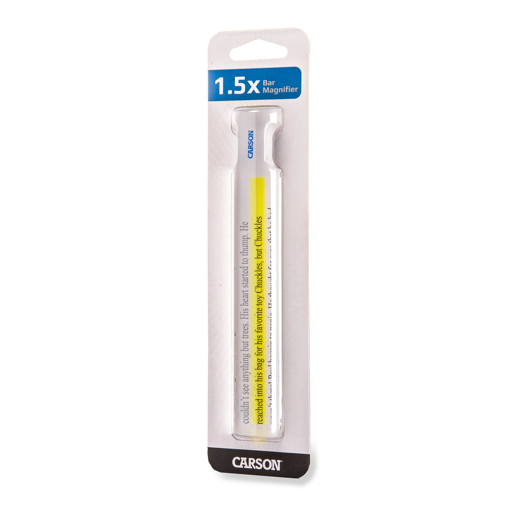 Carson MagniRead MR-25 1.5x Bar Magnifier with Reading Guide